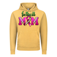 Vintage Mustard Football Mom Breast Cancer Vintage Hoodie - BundleAndBundleShop