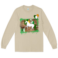 Mushroom Unicorn Dabbing with Shamrock for St. Patricks Day Long Sleeve Tee - Bettercallsaul