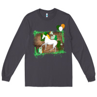 Smoke Unicorn Dabbing with Shamrock for St. Patricks Day Long Sleeve Tee - Bettercallsaul