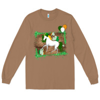 Toasted Coconut Unicorn Dabbing with Shamrock for St. Patricks Day Long Sleeve Tee - Bettercallsaul