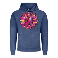 Vintage Denim breast cancer sunflower Vintage Hoodie - RanaPortraitStore