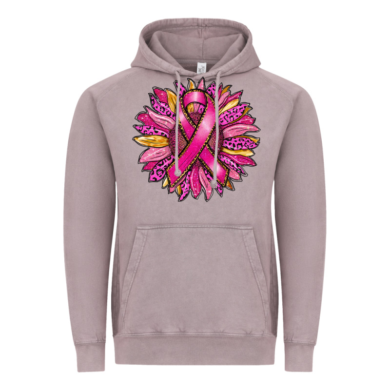 Breast Cancer Sunflower Vintage Hoodie by RanaPortraitStore | Teevron