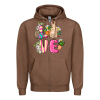 Chestnut Love Easter Day Zipper Hoodie - HowdyJamesFarm