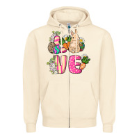 Sandshell Love Easter Day Zipper Hoodie - HowdyJamesFarm