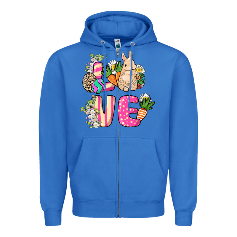 Love Easter Day Zipper Hoodie by HowdyJamesFarm | Teevron