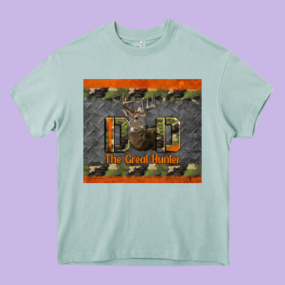 Western Dad The Great Deer Hunter Heavy Core Tee Designed By Lillyallendesigns