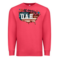 Cardinal All american dad Premium Sweatshirt - FaDigitalArtStudio