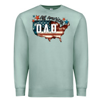 Seafoam All american dad Premium Sweatshirt - FaDigitalArtStudio