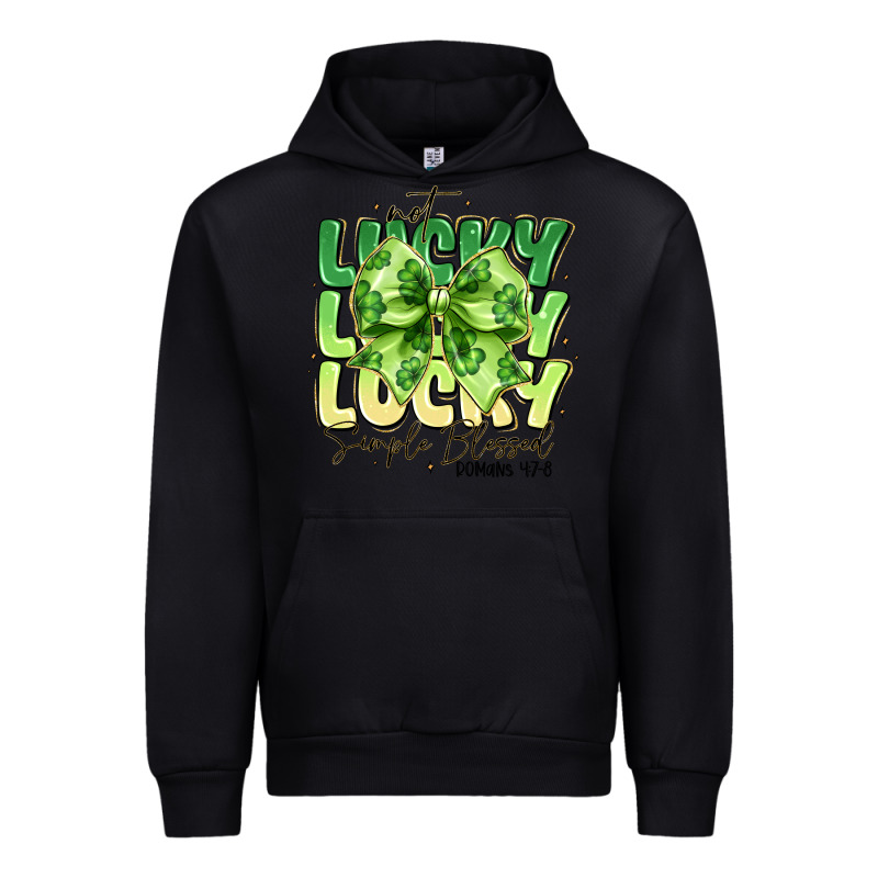Not Lucky Simply Blessed Urban Hoodie by CowhideDigitalArt | Teevron