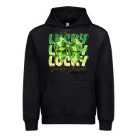 Black Not Lucky Simply Blessed Urban Hoodie - CowhideDigitalArt