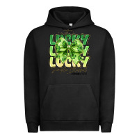 Pigment Black Not Lucky Simply Blessed Urban Hoodie - CowhideDigitalArt