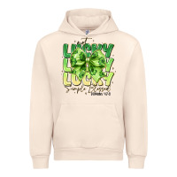 Sandshell Not Lucky Simply Blessed Urban Hoodie - CowhideDigitalArt