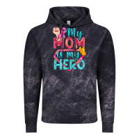 Cloud Black My Mom Is My Hero Breast Cancer Vintage Hoodie - BundleAndBundleShop