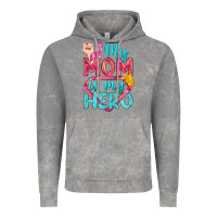 Cloud Rock My Mom Is My Hero Breast Cancer Vintage Hoodie - BundleAndBundleShop