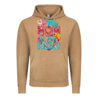 Vintage Camel My Mom Is My Hero Breast Cancer Vintage Hoodie - BundleAndBundleShop