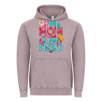Vintage Zinc My Mom Is My Hero Breast Cancer Vintage Hoodie - BundleAndBundleShop