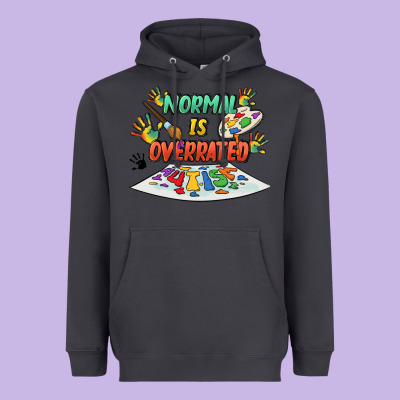 Normal Is Overrated Heavyweight Hoodie Designed By Fadigitalartstudio