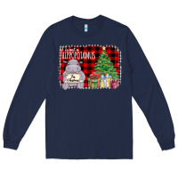 Navy I Want Hippopotamus For Christmas Long Sleeve Tee - Bettercallsaul