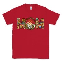 Red Western Mom With Baby Jesus Classic Tee - BundleAndBundleShop