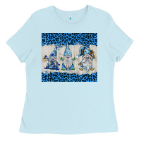 Snowy Christmas Gnomes Ladies Tee | Teevron