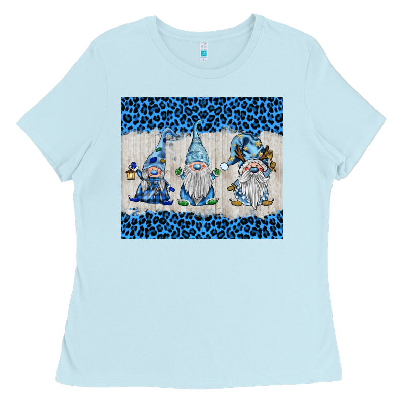 Snowy Christmas Gnomes Ladies Tee by BarkalooDesign | Teevron