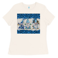 Bone snowy christmas gnomes Ladies Tee - BarkalooDesign