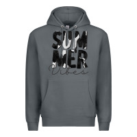 Rock Summer Vibes Black White Cowhide Premium Hoodie - CowCowDesign