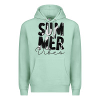 Seafoam Summer Vibes Black White Cowhide Premium Hoodie - CowCowDesign