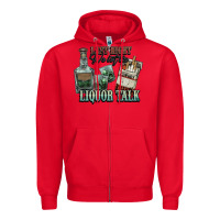 Red Last night we let the liquor talk Cowboy Zipper Hoodie - HowdyJamesFarm