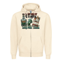 Last Night We Let The Liquor Talk Cowboy Zipper Hoodie | Teevron
