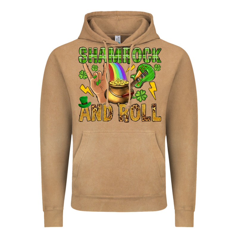 Shamrock And Roll Vintage Hoodie by BundleAndBundleShop | Teevron