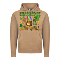 Vintage Coffee Shamrock and roll Vintage Hoodie - BundleAndBundleShop
