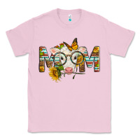 Bubblegum Pink Western Baby Calf Mom With Sunflower Mother's Day Classic Tee - LillyAllenDesigns