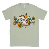 Matcha Western Baby Calf Mom With Sunflower Mother's Day Classic Tee - LillyAllenDesigns