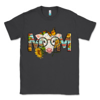 Smoke Western Baby Calf Mom With Sunflower Mother's Day Classic Tee - LillyAllenDesigns