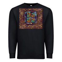 Black Leopard mama Premium Sweatshirt - FaDigitalArtStudio