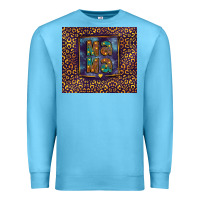 Ocean Blue Leopard mama Premium Sweatshirt - FaDigitalArtStudio