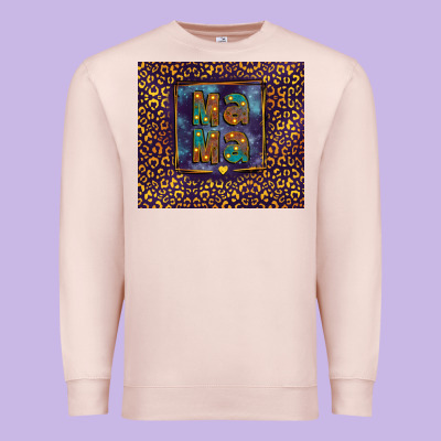 Leopard Mama Premium Sweatshirt Designed By Fadigitalartstudio