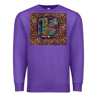 Purple Leopard mama Premium Sweatshirt - FaDigitalArtStudio