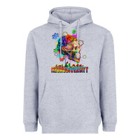 Heather Grey Embrace neurodiversity Heavyweight Hoodie - FaDigitalArtStudio
