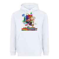 White Embrace neurodiversity Heavyweight Hoodie - FaDigitalArtStudio