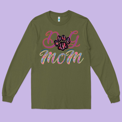 Dog Mom Long Sleeve Tee Designed By Bettercallsaul