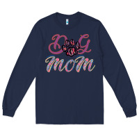Navy Dog Mom Long Sleeve Tee - Bettercallsaul
