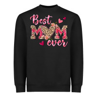 Black Best Mom Ever Heavyweight Sweatshirt - texasbilliewilder