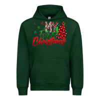 Forest Green my first Christmas Urban Hoodie - CowhideDigitalArt