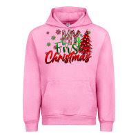 Fuchsia Pink my first Christmas Urban Hoodie - CowhideDigitalArt