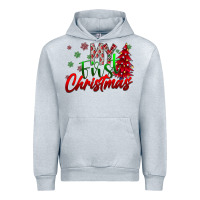 Heather Grey my first Christmas Urban Hoodie - CowhideDigitalArt
