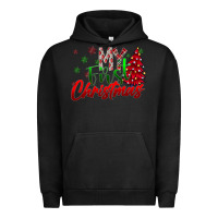 Pigment Black my first Christmas Urban Hoodie - CowhideDigitalArt