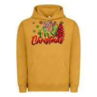 Pigment Peanut Butter my first Christmas Urban Hoodie - CowhideDigitalArt