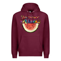 Burgundy summer vibes Premium Hoodie - JahusDesignShop